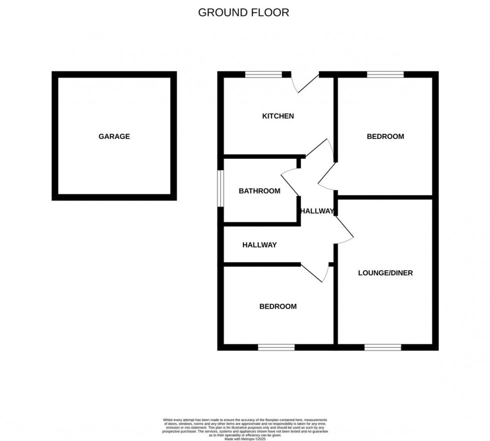 Floorplan for Inmans Road, Hedon, Hull